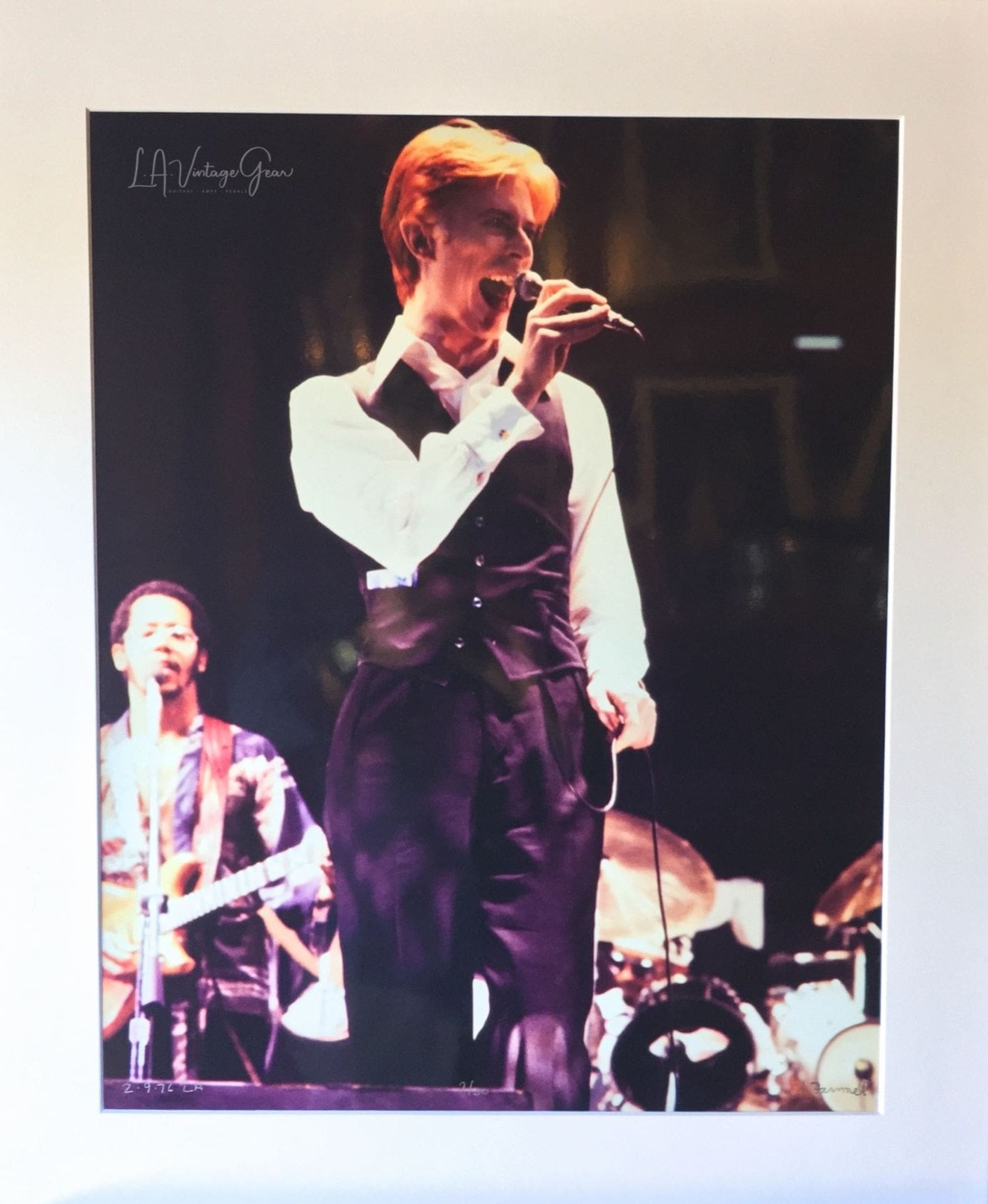 David Bowie & Carlos Alomar Station To Station Tour 1976-Authentic ...