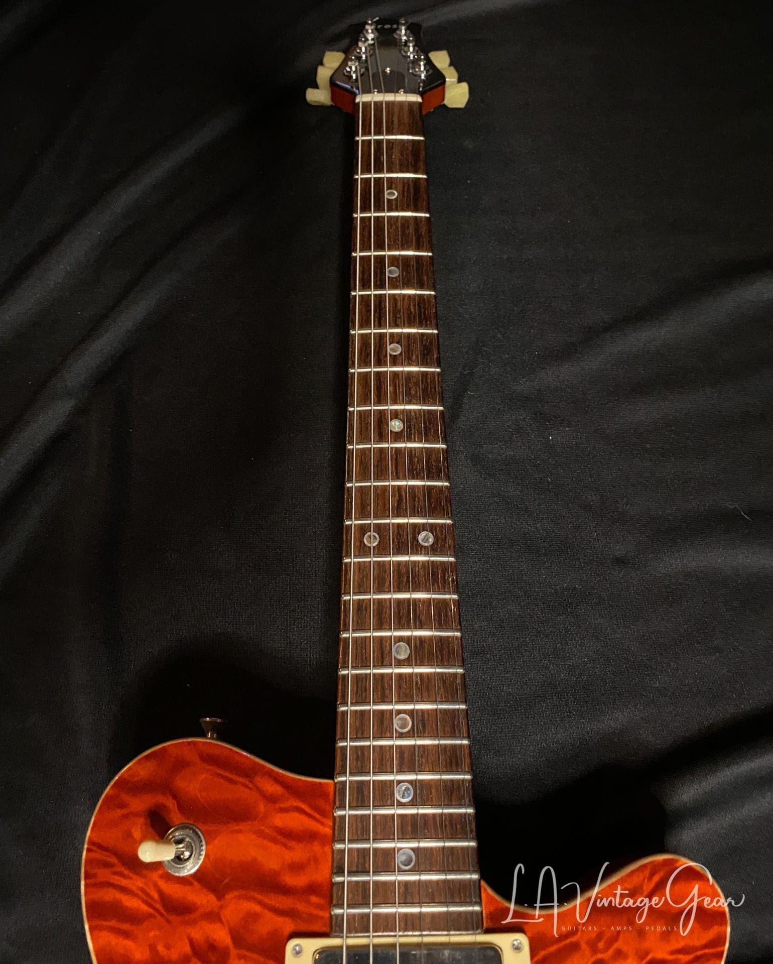 Grosh Set Neck Electric Guitar in a Deep 6120 Orange Finish • LA