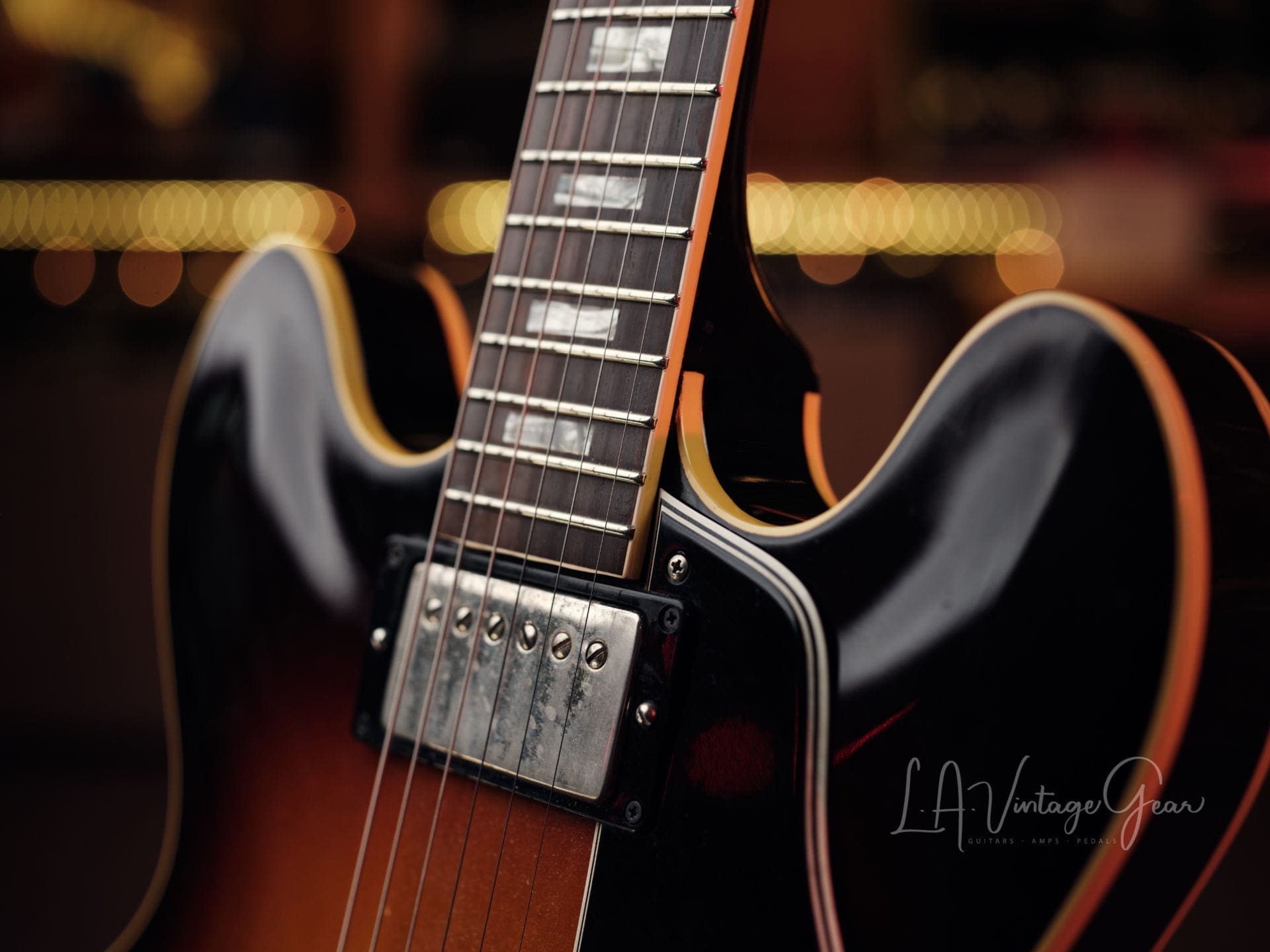 Gibson 1964 ES335 Electric Guitar Sunburst & Patent Number Pickups