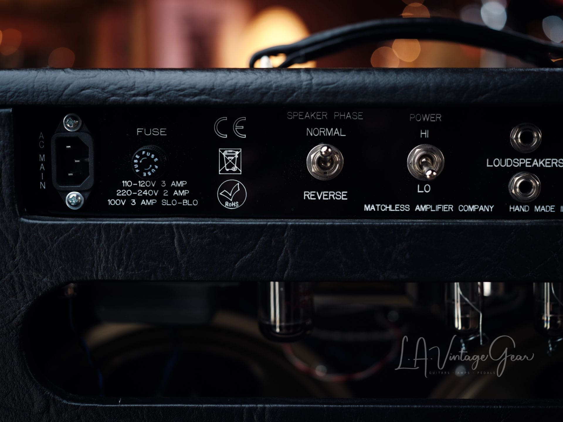 Matchless DC-30 Combo Guitar Amplifier in Black Tolex (2019 