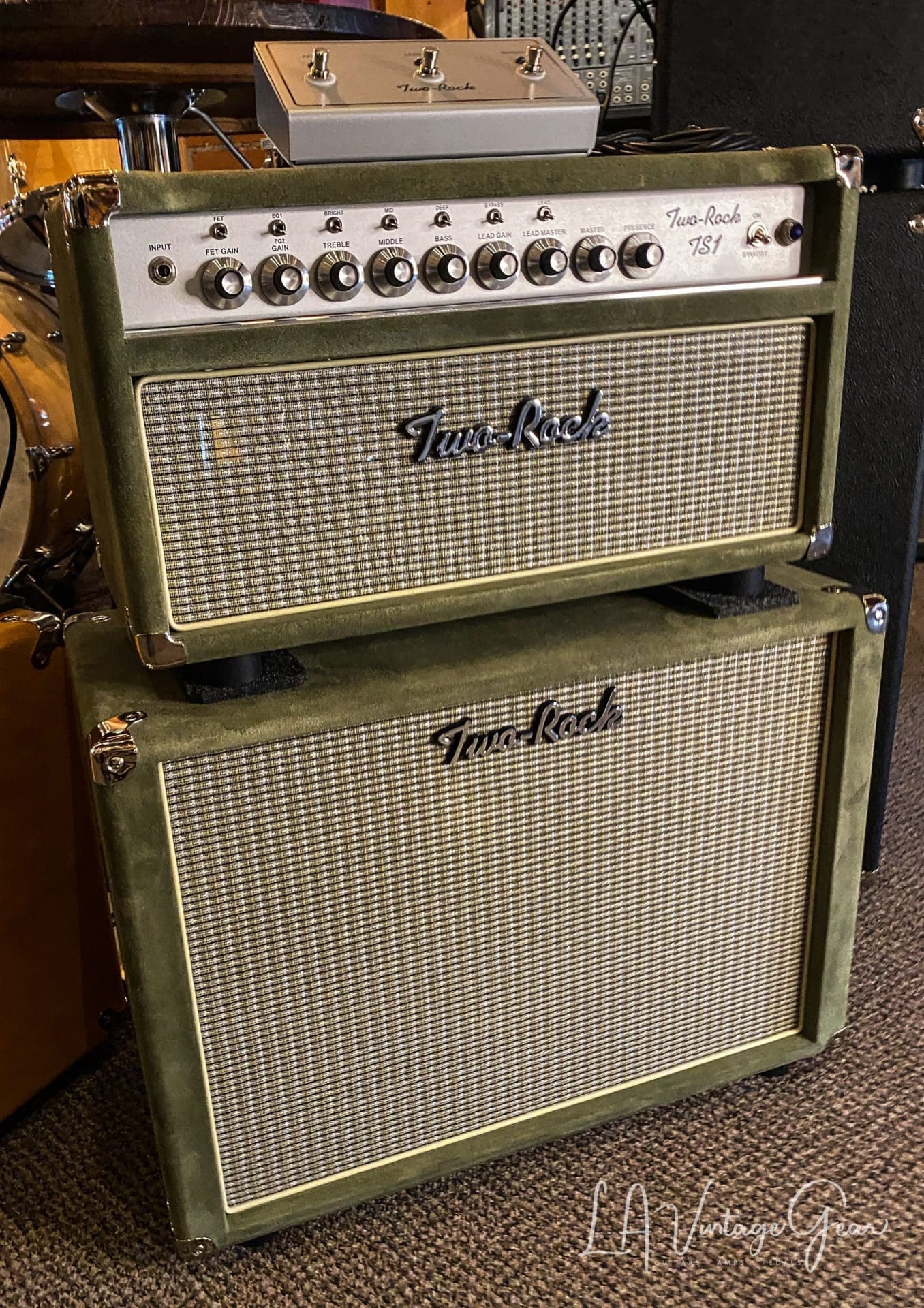 (PreOrder) Two Rock TS1 40W Head & Matching 1 x 12 Cab Olive Green