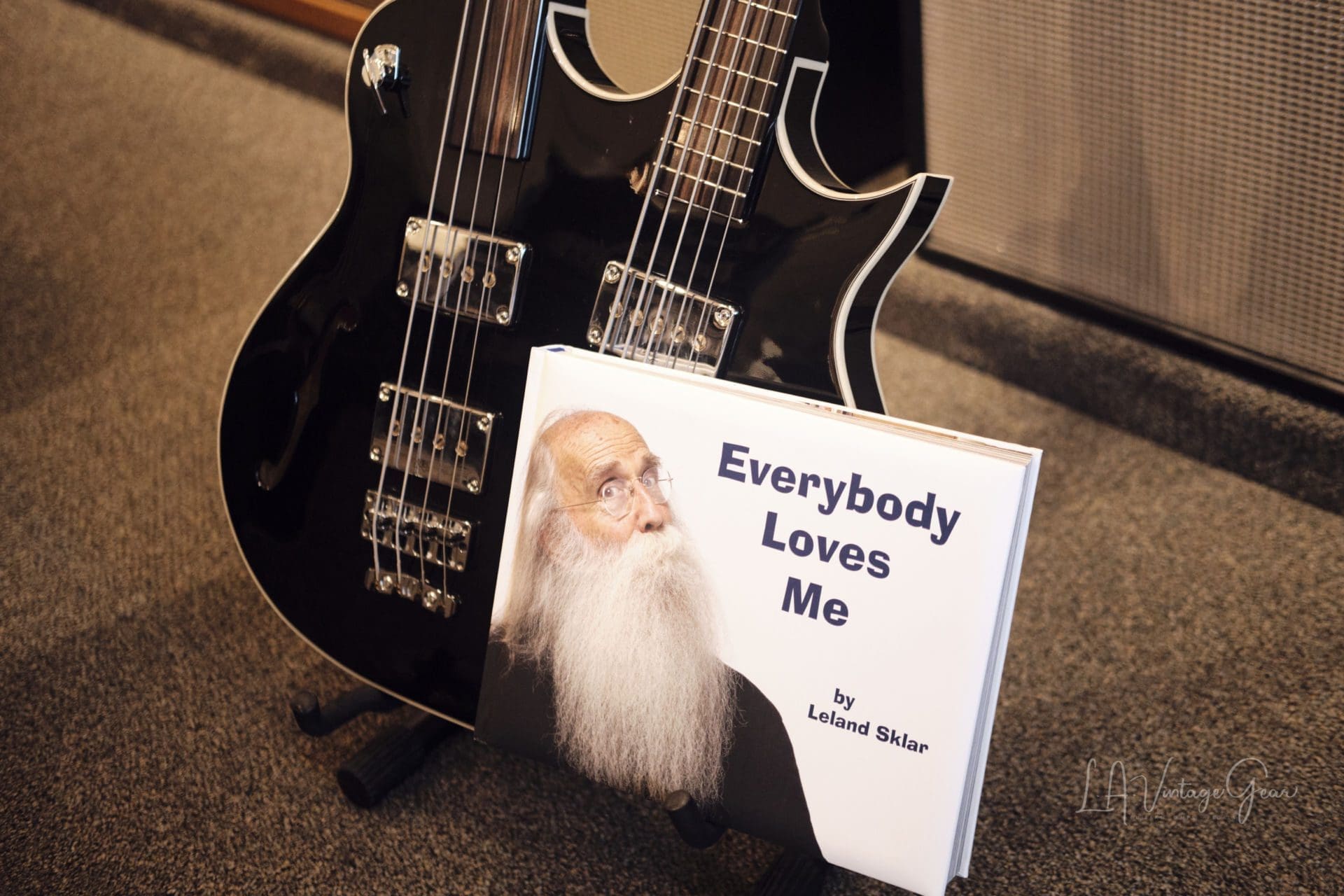 Warwick Custom Leland Sklar Double Neck Star Bass Guitar 2011 One Of 