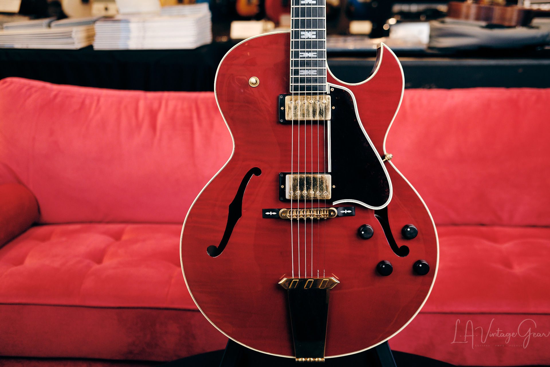 Gibson ES-775 Hollowbody Archtop Electric Guitar - Cherry Red Finish 1991 -  Rare!