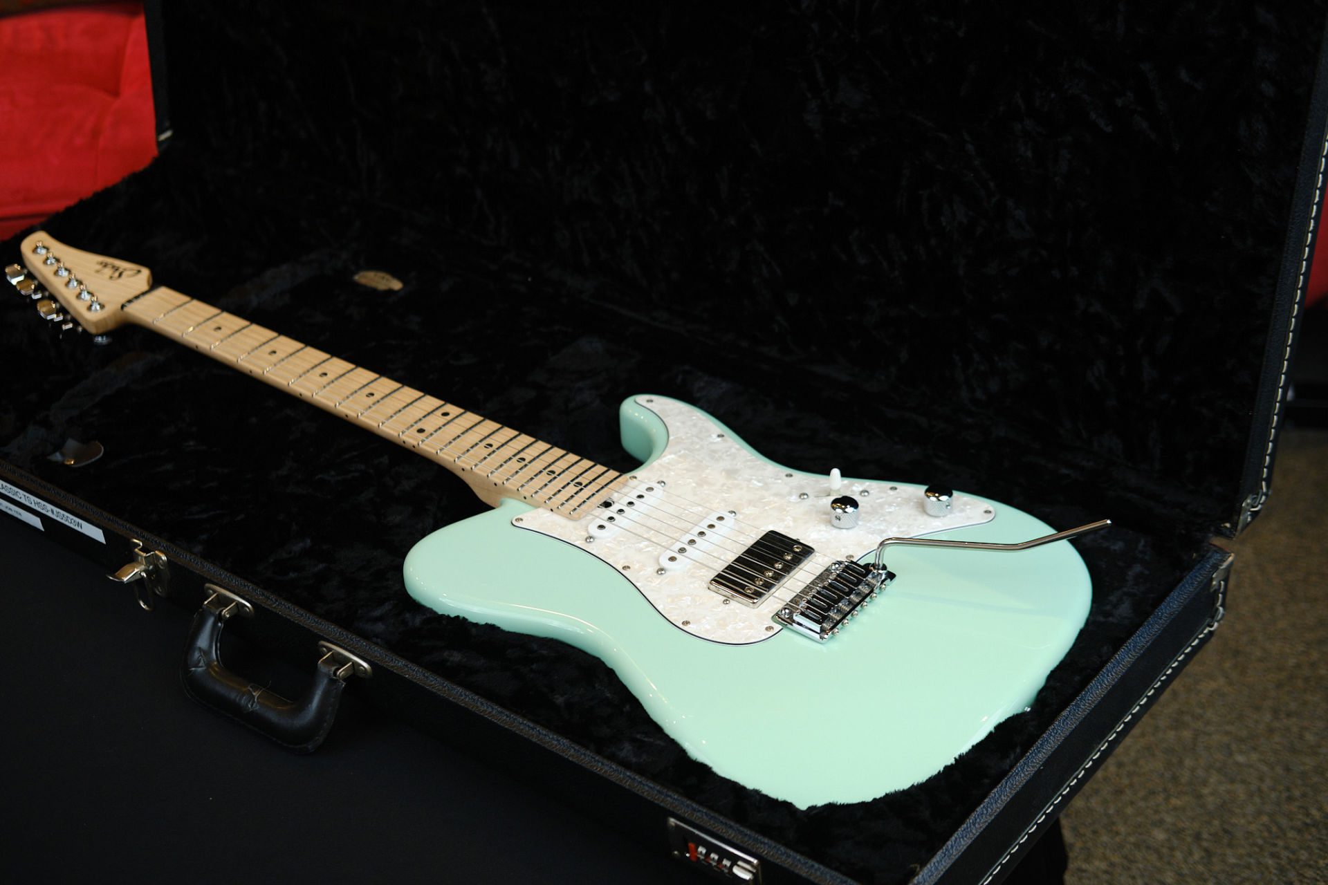 Suhr Custom Classic TS SSH (2017) - Surf Green Finish with One Piece Maple  Neck
