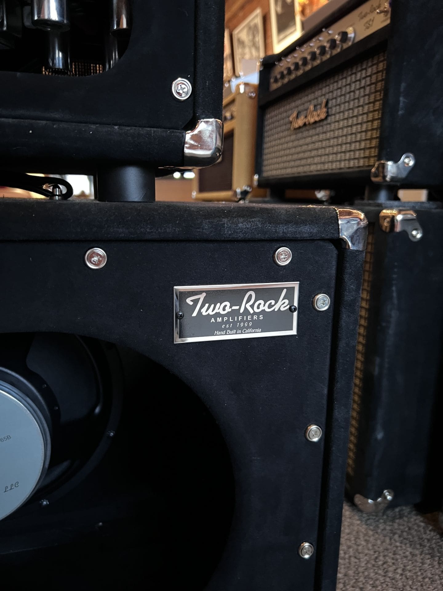 Two Rock Studio Signature Head and 1x12 Open Back Cab Black Suede