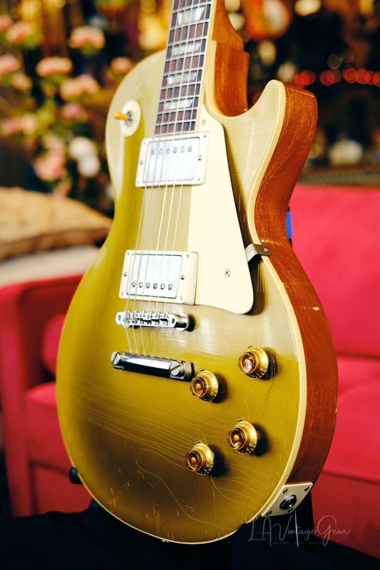 Merphy Lab Gold Top Gibson Custom Shop 1957 “Murphy Lab” Gold Top Les Paul Electric Guitar ...