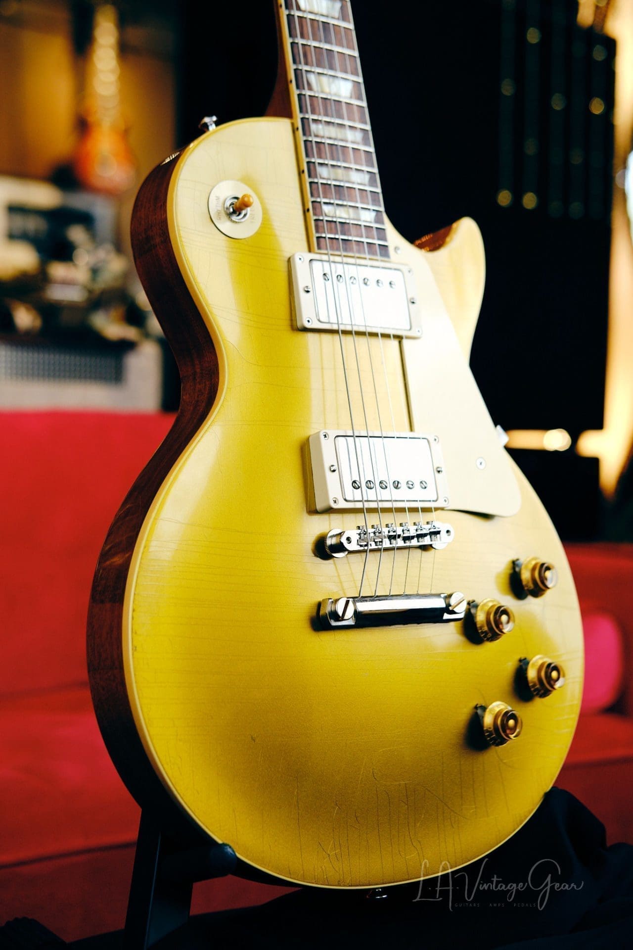 Merphy Lab Gold Top Gibson Custom Shop 1957 “Murphy Lab” Gold Top Les Paul Electric Guitar ...