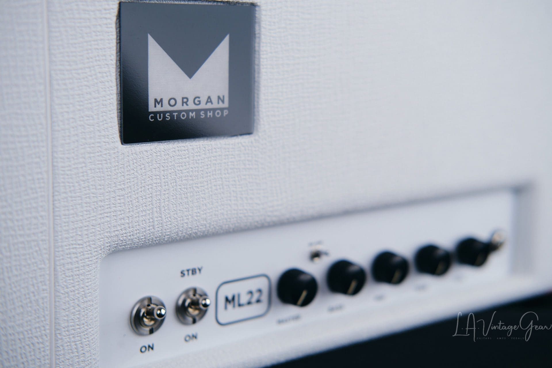Morgan ML22 22 Watt Guitar Amp Head in White Tolex – Brand New! – LA ...