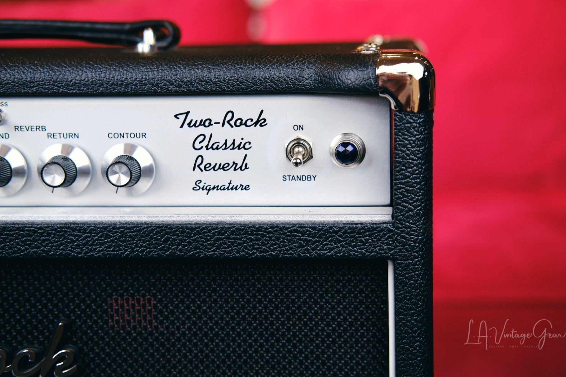 (SOLD) Two Rock Classic Reverb Head - Silver Chassis & Black Bronco ...