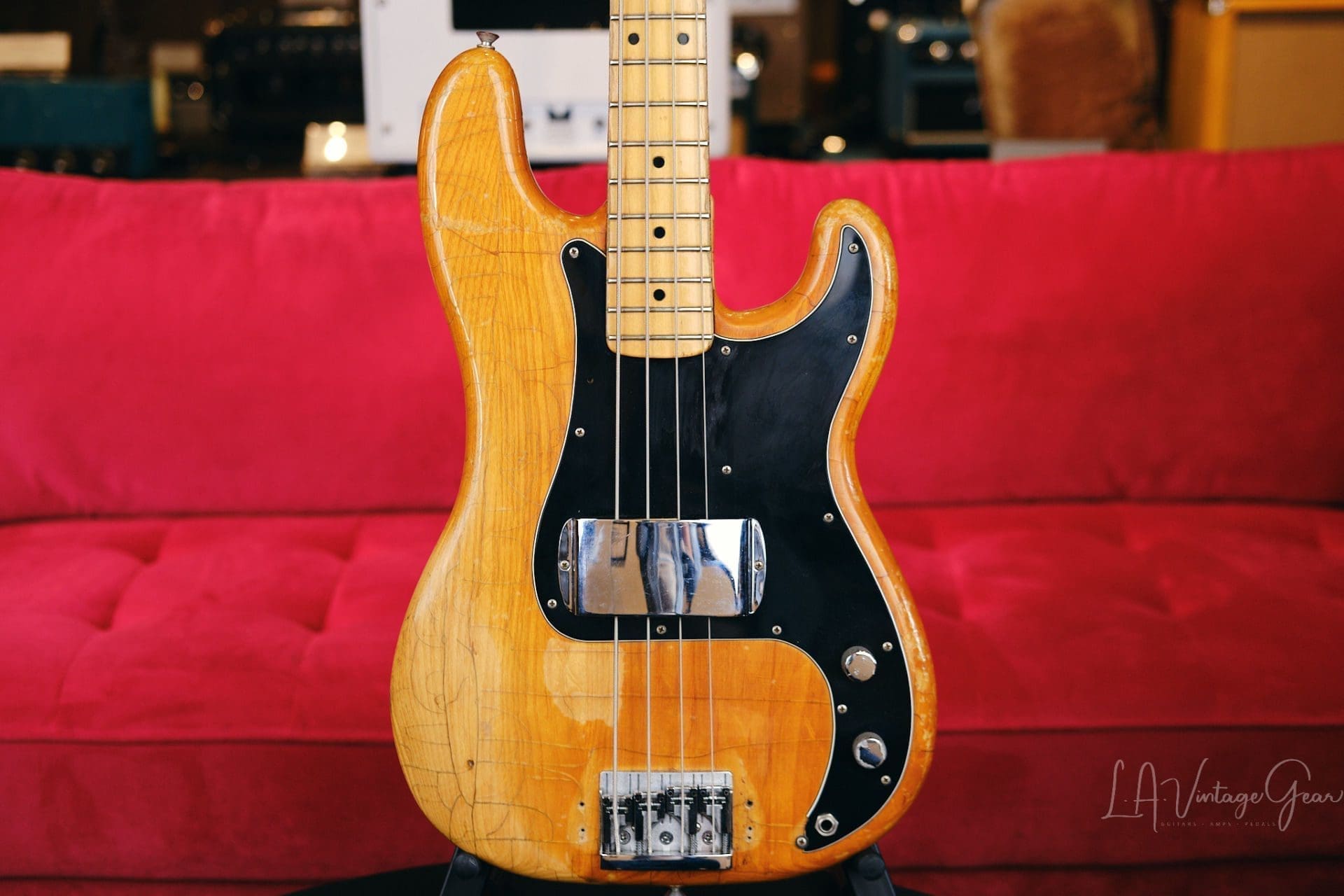 Fender 1975 Precision Bass Natural Finish Great Deal on A Vintage P