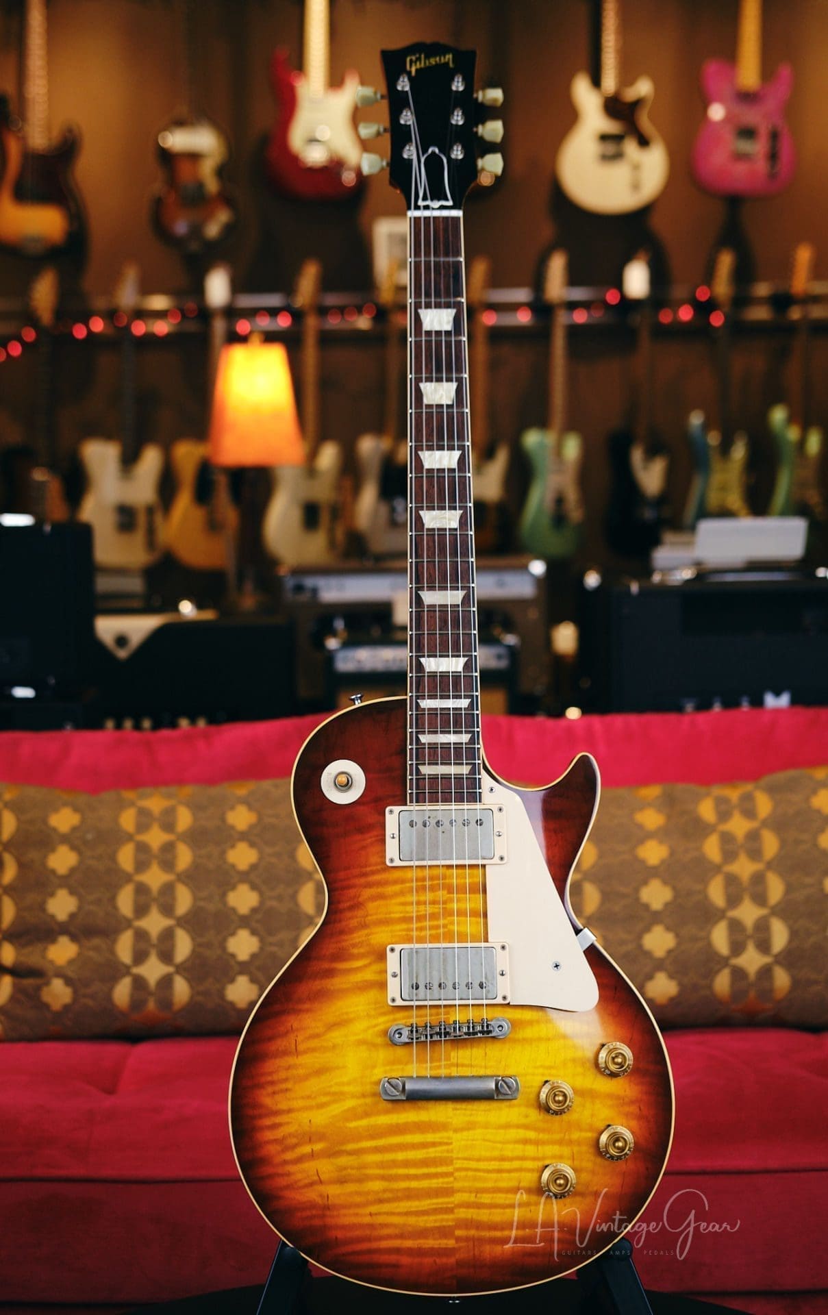 Gibson Custom Shop R9 Les Paul Electric (2014) - Flame Top Sunburst ...