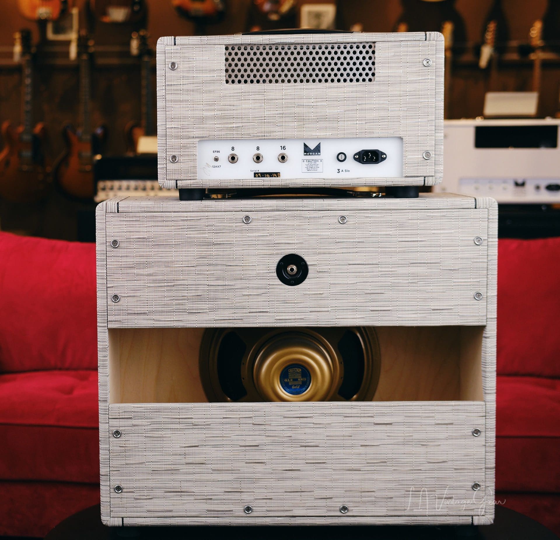 AC40 Deluxe 40w Guitar Head & 1x12 Matching Cab Driftwood