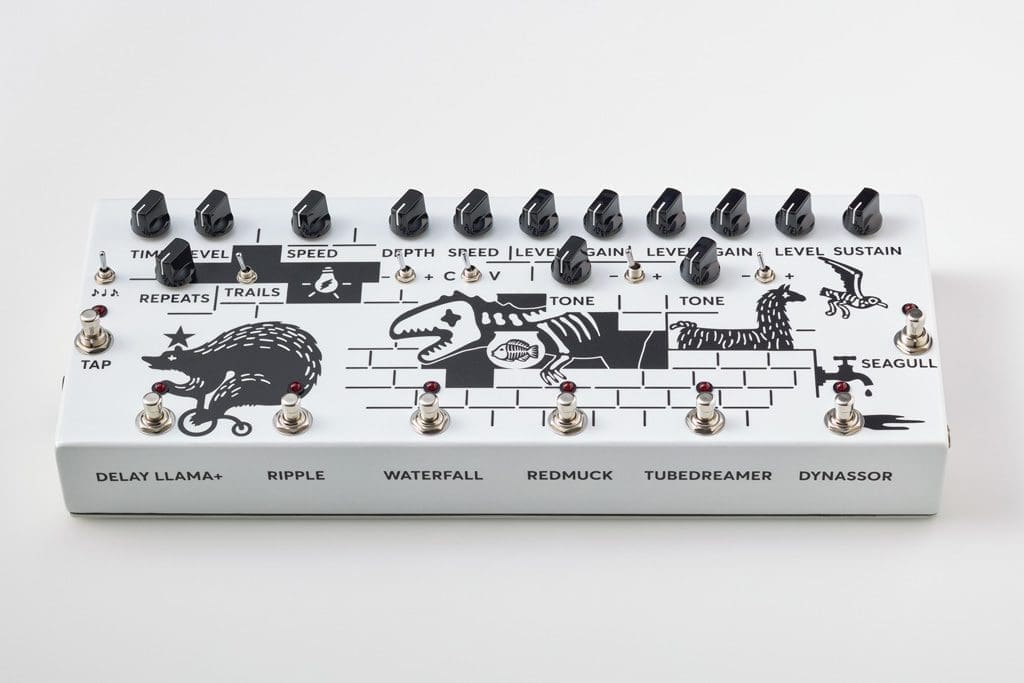 Jam Pedals Pink Flow Multi Effect "Art for Your Ears !" • LA